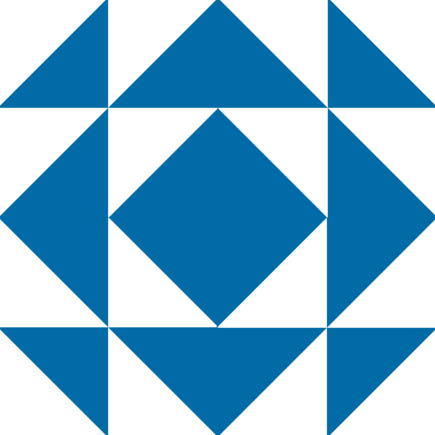 FABRIC diamond pattern in blue