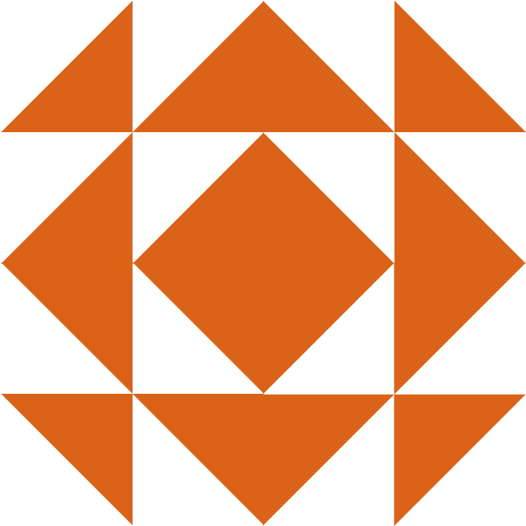 FABRIC diamond pattern in orange