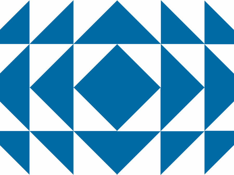 FABRIC diamond pattern in blue